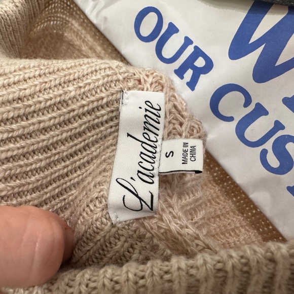 Feride One Shoulder Midi Dress in Oatmeal - Picture 6 of 6